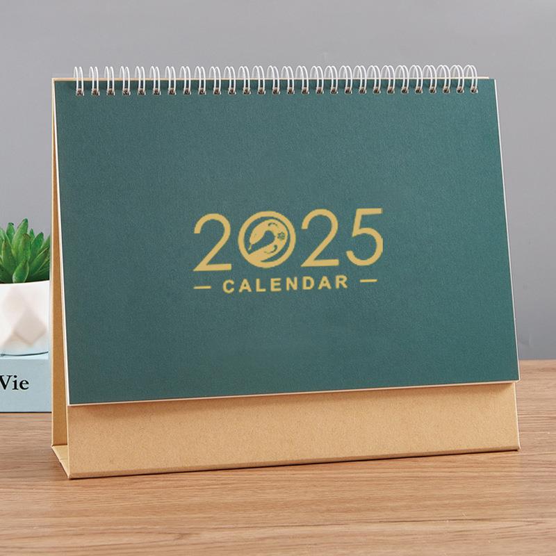台历2025年桌面摆件月历简约日历办公计划本记事台历企业专版印刷