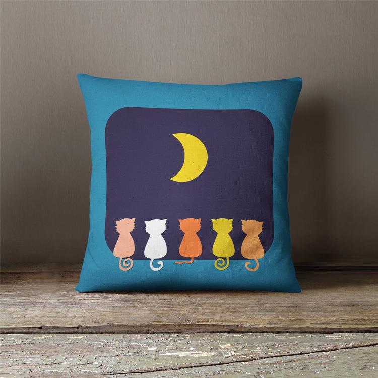 北欧棉麻抱枕客厅沙发靠垫套靠背汽车办公室椅子大腰枕床头靠枕芯