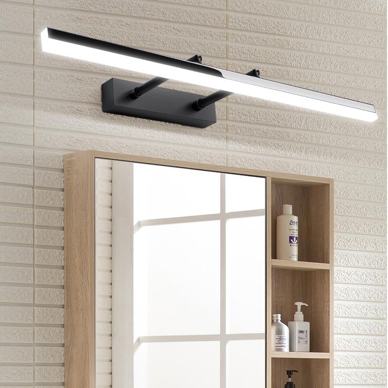 镜前灯 卫生间led免打孔浴室伸缩镜柜灯卫浴三色镜灯壁灯北欧之满