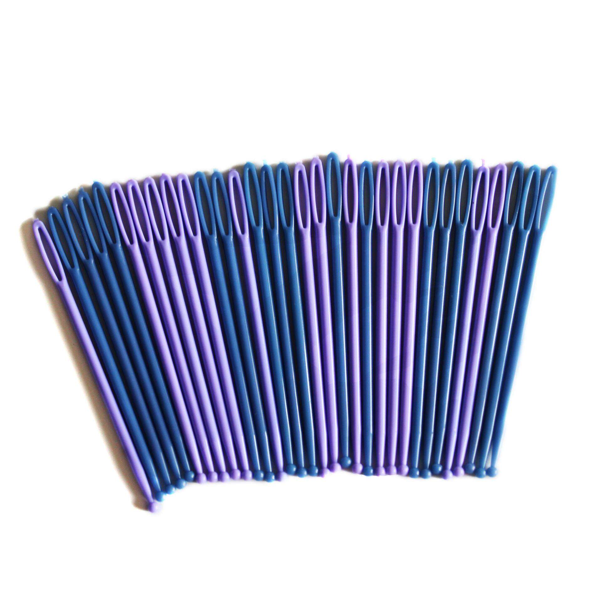 圆头塑料穿线针拉旗穿线器儿童安全用针毛衣缝线针