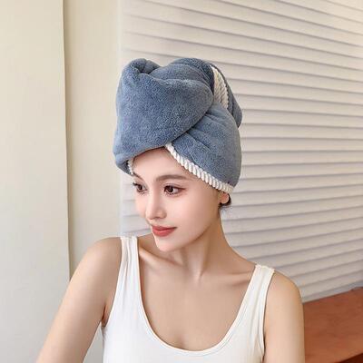 干发帽女吸水双层加厚2023新款包头巾洗头擦头发吸水浴帽