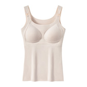 孕妇保暖吊带背心打底女秋冬产后上衣喂奶哺乳衣德绒大码 哺乳内衣