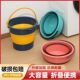 折叠水桶车载便携式 户外赶海钓鱼桶加厚大小号塑料家用学生宿舍用