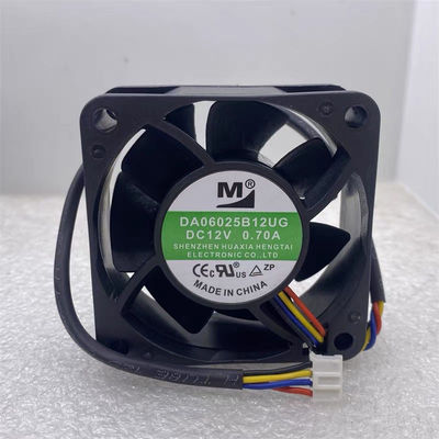 原装一盟6CM 6025 DA06025B12UG 12V 0.65A/0.70A 散热风扇