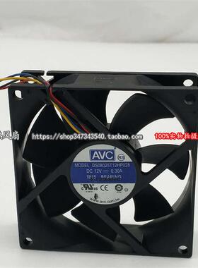 议价AVCDS08025T12HP02812V0.30A80258CM4线PWM温控CPU静音风扇
