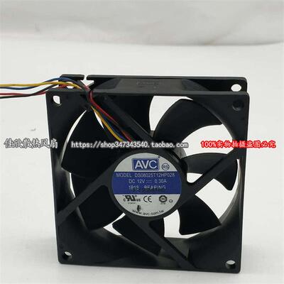 议价AVCDS08025T12HP02812V0.30A80258CM4线PWM温控CPU静音风扇