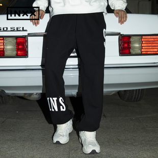 情侣直筒针织长裤 秋新品 inxxstreet ISD3231366 潮流休闲裤