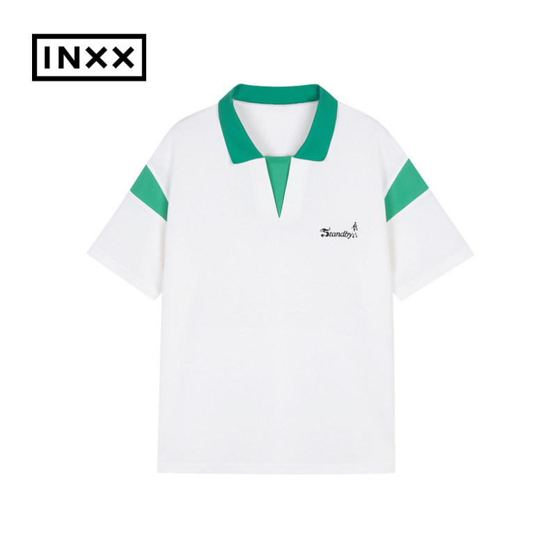 Standby潮牌夏季短袖POLO衫情侣