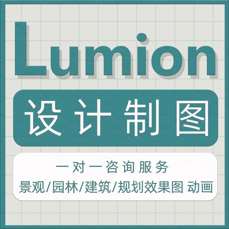 Lumion11 10 9 8 7 6.5远程安装服务园林景观建筑规划效果图动画