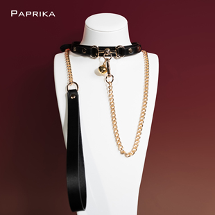 皮质个性装饰链条项圈定制刻字秘密颈圈K9铃铛颈套项圈调情