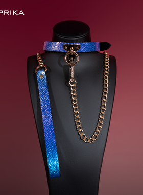 真皮T型项圈女牵引鳄鱼蛇皮纹choker铃铛定制颈环圈小m定制刻字