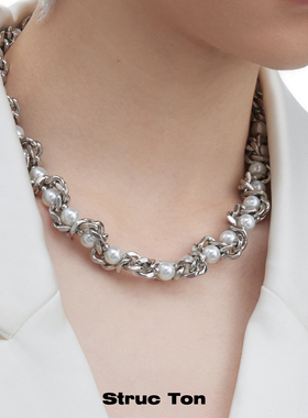 Structon蛇形轻奢复古项链