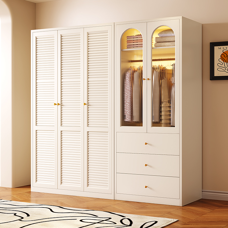 钢制衣柜卧室家用加厚铁艺简易收纳柜子新款金属0甲醛儿童衣橱