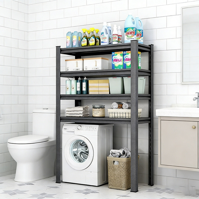 洗衣机上方置物架收纳家用钢制储物卫生间阳台厕所夹缝杂物铁架子,收纳整理,整理架/置物架/收纳架,淘宝优惠券,粉丝福利购,淘宝优惠卷