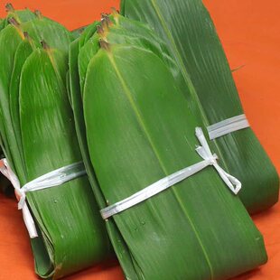 湖北新鲜现摘竹叶粽子叶竹叶粽叶芦三角粽叶端午节粽叶100张包邮