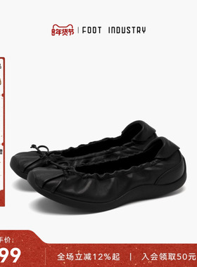 足下工业 FOOT INDUSTRY「2025新款」蝴蝶结芭蕾舞鞋浅口女鞋薄底