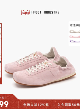 足下工业 FOOT INDUSTRY「2025新款」方头芭蕾舞鞋薄底舒适休闲