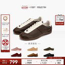 足下工业 FOOT INDUSTRY 芭蕾德训鞋薄底休闲舒适 棕色复古百搭