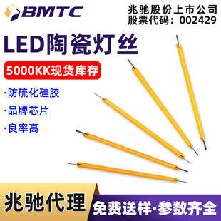 LED陶瓷灯丝 3v高显指灯珠 2700k现货 工厂直发 暖光 LED灯丝