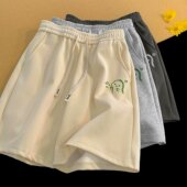 夏季 子纯棉大裤 五分裤 宽松运动大码 印花篮球短裤 潮流裤 爆款 男士 衩