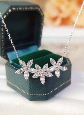 Korean Clavicle Chain Super Flash Star Diamond Tassel
