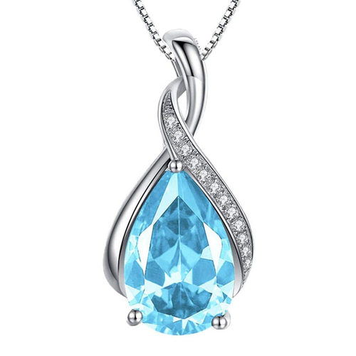 Recommend Elegant Teardrop Pendant Necklace Birthday Gift