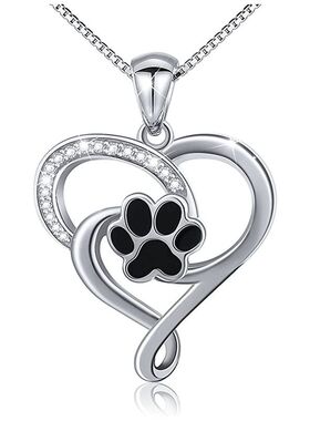 Necklace Cute Cat's Claw Glue Dropping Love Necklace Hollow