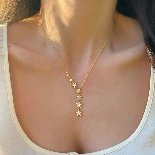 Korean Version Of The Big Dipper Necklace Women Stitching