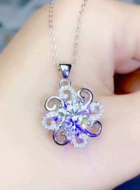 Necklace Simple Niche Design Flower Pendant Women's