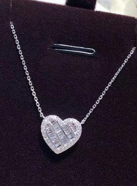 High-grade Love Diamond Necklace Women's Light Luxury Niche
