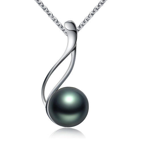 Color Imitation Pearl Necklace French Retro Temperament
