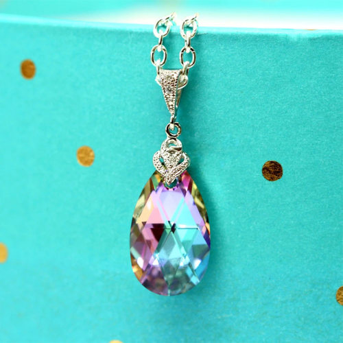 Necklace Popular Pear-shaped Water Drop Necklace Women's