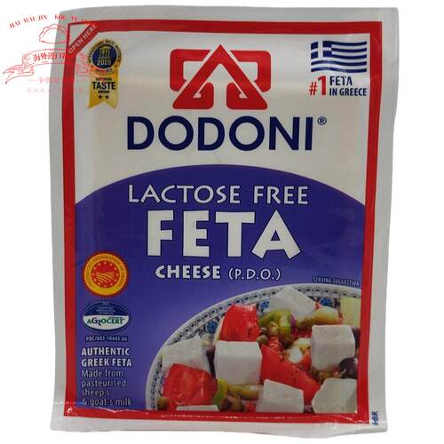 希腊进口 多多尼无乳糖菲达奶酪飞达芝士180g DODONI Feta Chees