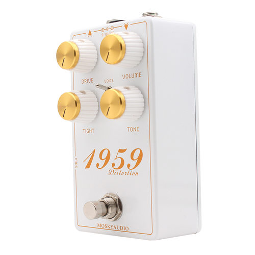 MOSKYAUDIO 1959失真效果器 电吉他单块效果器 MARSHALL 失真音