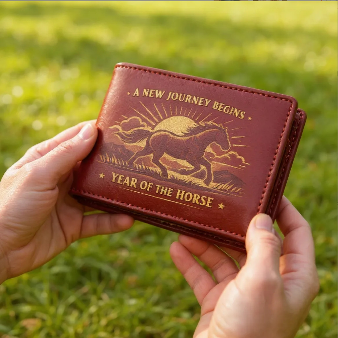 新款2026Year of the Horse Wallet新年马年吉祥物短款钱包零钱包,箱包皮具/热销女包/男包,钱包,淘宝优惠券,粉丝福利购,淘宝优惠卷