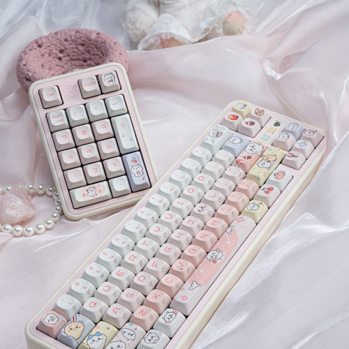 龙乘乌萨奇可爱键帽键盘