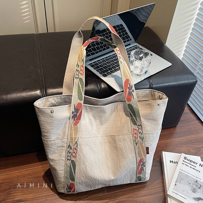 轻便大容量尼龙托特包女帆布包