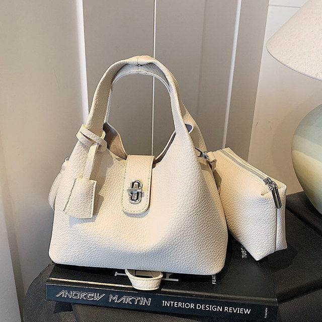 高级感复古小众手提包女小拎包2025冬季新款时尚百搭通勤斜挎包