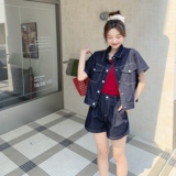 夏装新款夏装牛仔三件套RF2C036-T398-P155-K228，女装套装/套裙，2C036