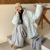 幼稚晴山蓝收腰羽绒服2C036-M315-P245-K390，女装羽绒服，2C036