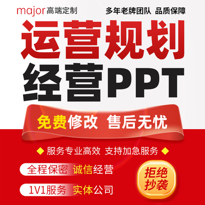 代写企业运营规划项目年度工作计划集团战略策划公司经营策略PPT