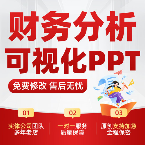 财务分析代做资产负债表季度营销利润投资估值测算数据可视化ppt