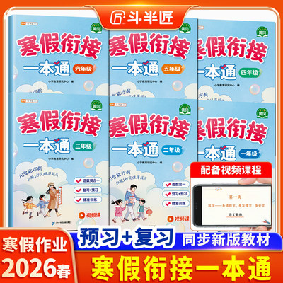 小学26寒假作业衔接一本通