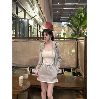 JnnlhStudio纯欲高腰半身裙