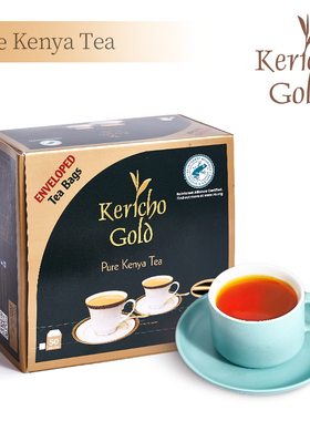 KerichoGold英式肯尼亚红茶包50袋独立装奶茶制作冷泡原装进口