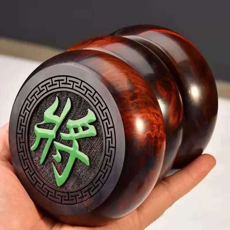 中国象棋象棋带高档实木棋盘大号成人老人黑檀木红花梨棋子送长辈