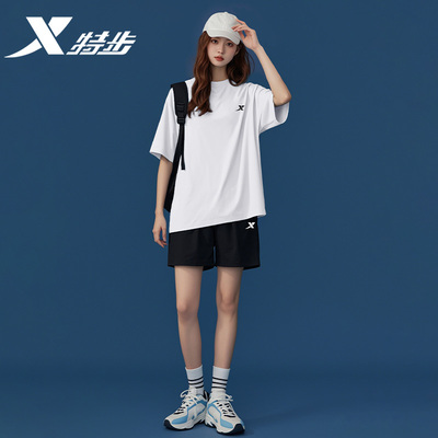 特步运动套装女夏季冰丝透气速干