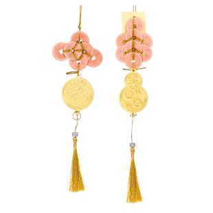 吉祥居李居明旗舰店正品吉祥物李居明2026马年六铜钱八铜钱挂件