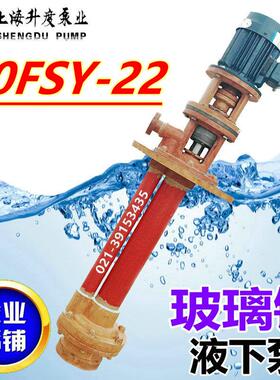 新款玻璃钢液下泵40FSY立式FSY耐酸耐腐浓硫酸盐酸化工电镀防包邮