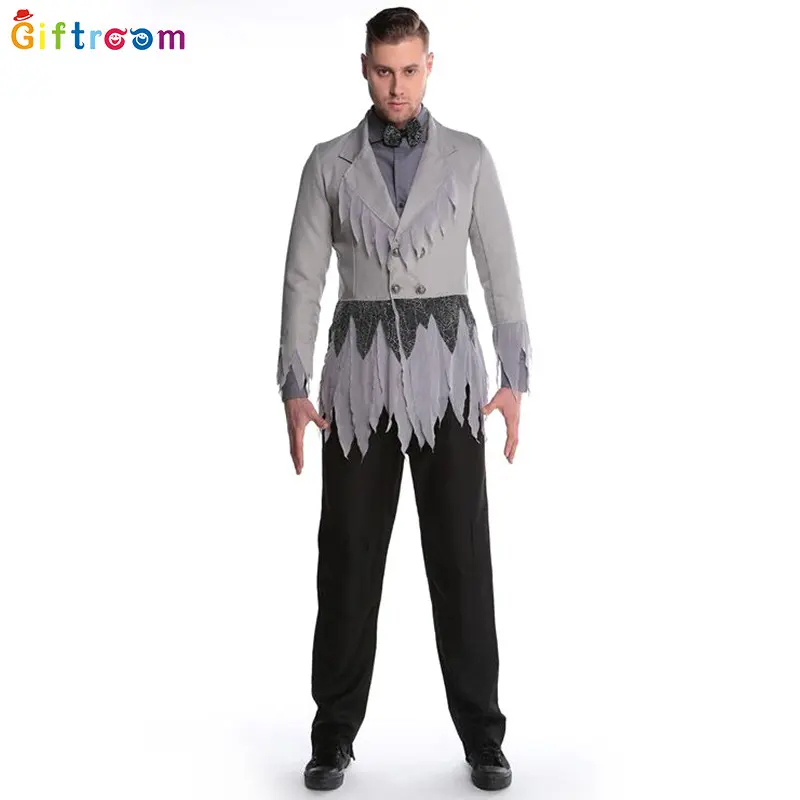 万圣节狂欢派对表演服装黑暗恶灵吸血鬼衣服恶魔服装舞台演出服饰